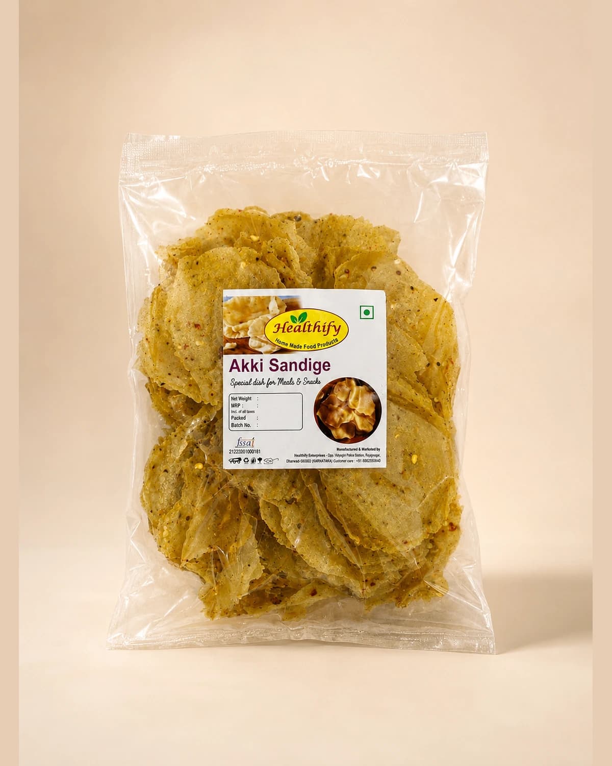 Sandige & Papads from Healthify